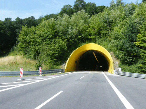 Tunnel Schwarzer Berg i.Z.d. BAB A 70