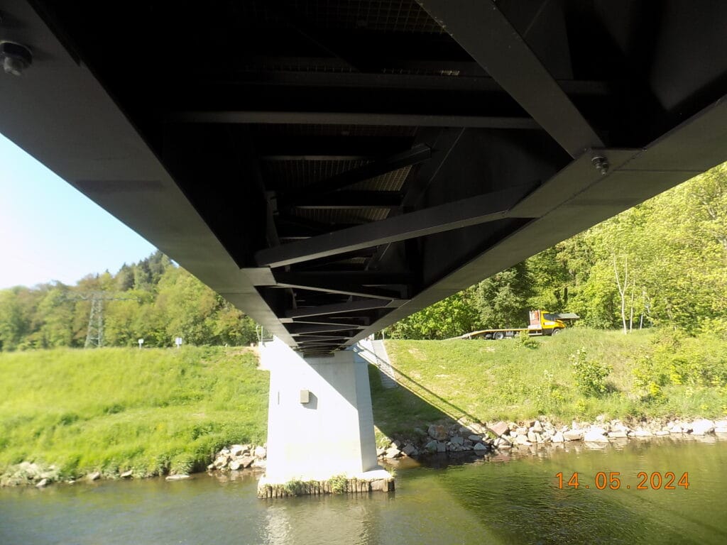 H1-Prüfung des Elstersteges in Gera-Langenberg 2