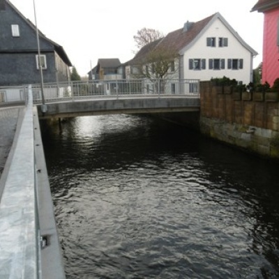 Neubau der Brücke über die Steinach in Sonneberg OT Oberlind