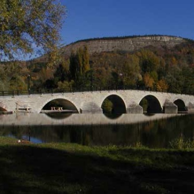 Saalebrücke in Jena Burgau