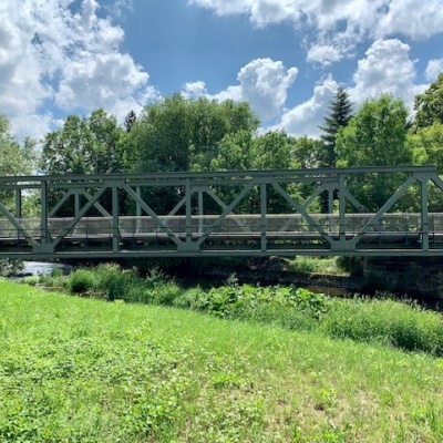 Umbau des Brückenüberbaus der Fuß- und Radwegbrücke über die Schwarza in Rudolstadt / OT Schwarza